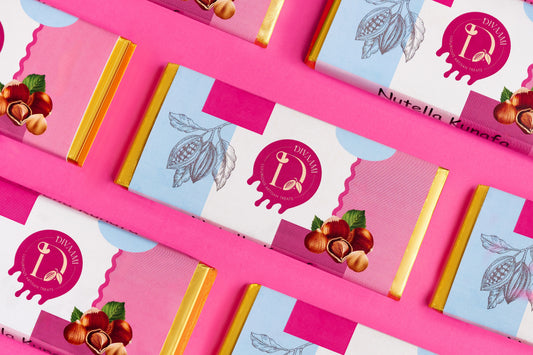 Nutella Kunafa Chocolate Bar