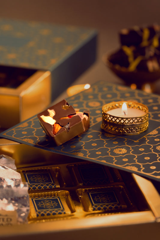 Elegant Green Chocolate Box