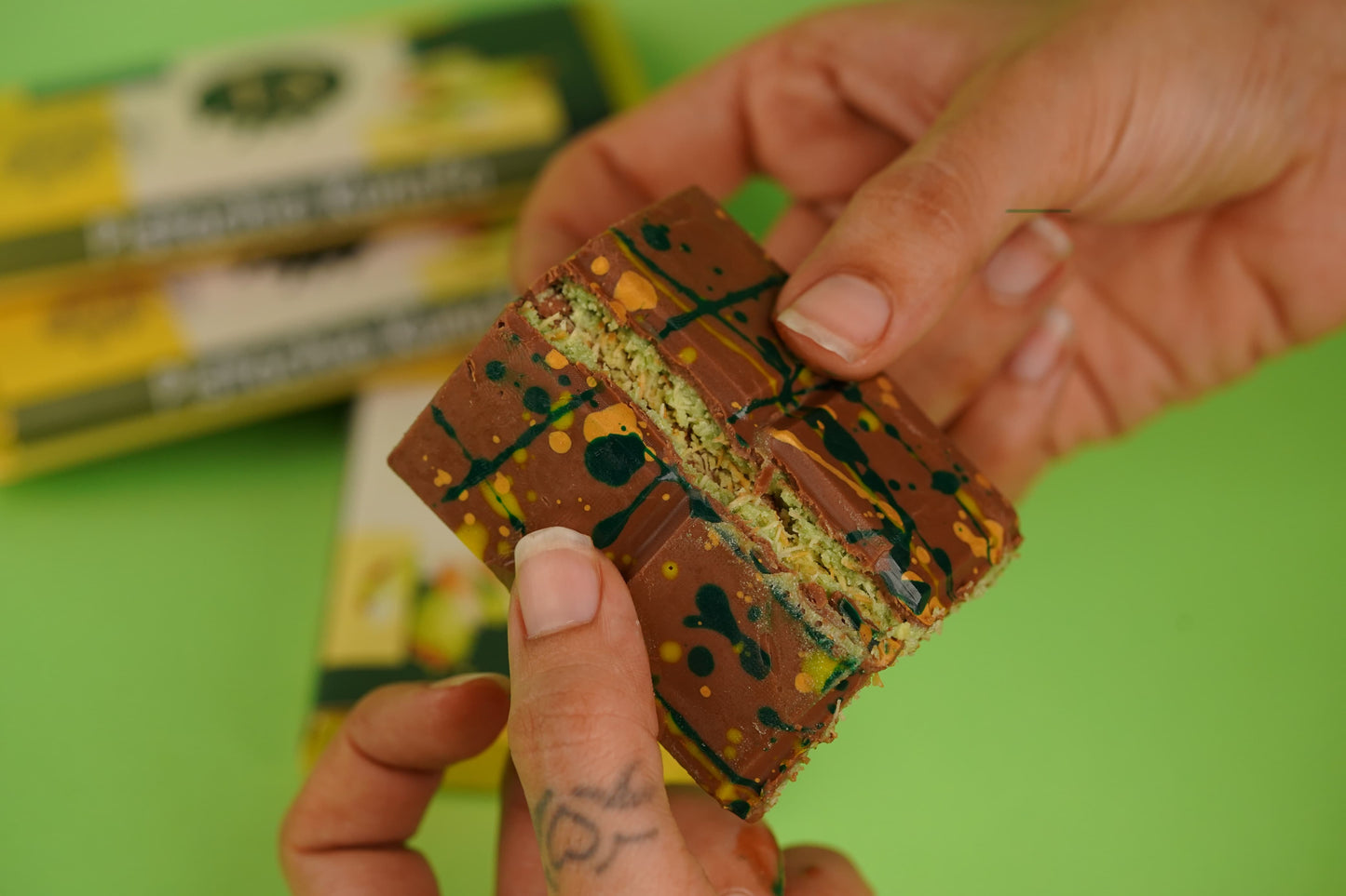 Kunafa Chocolate Bar