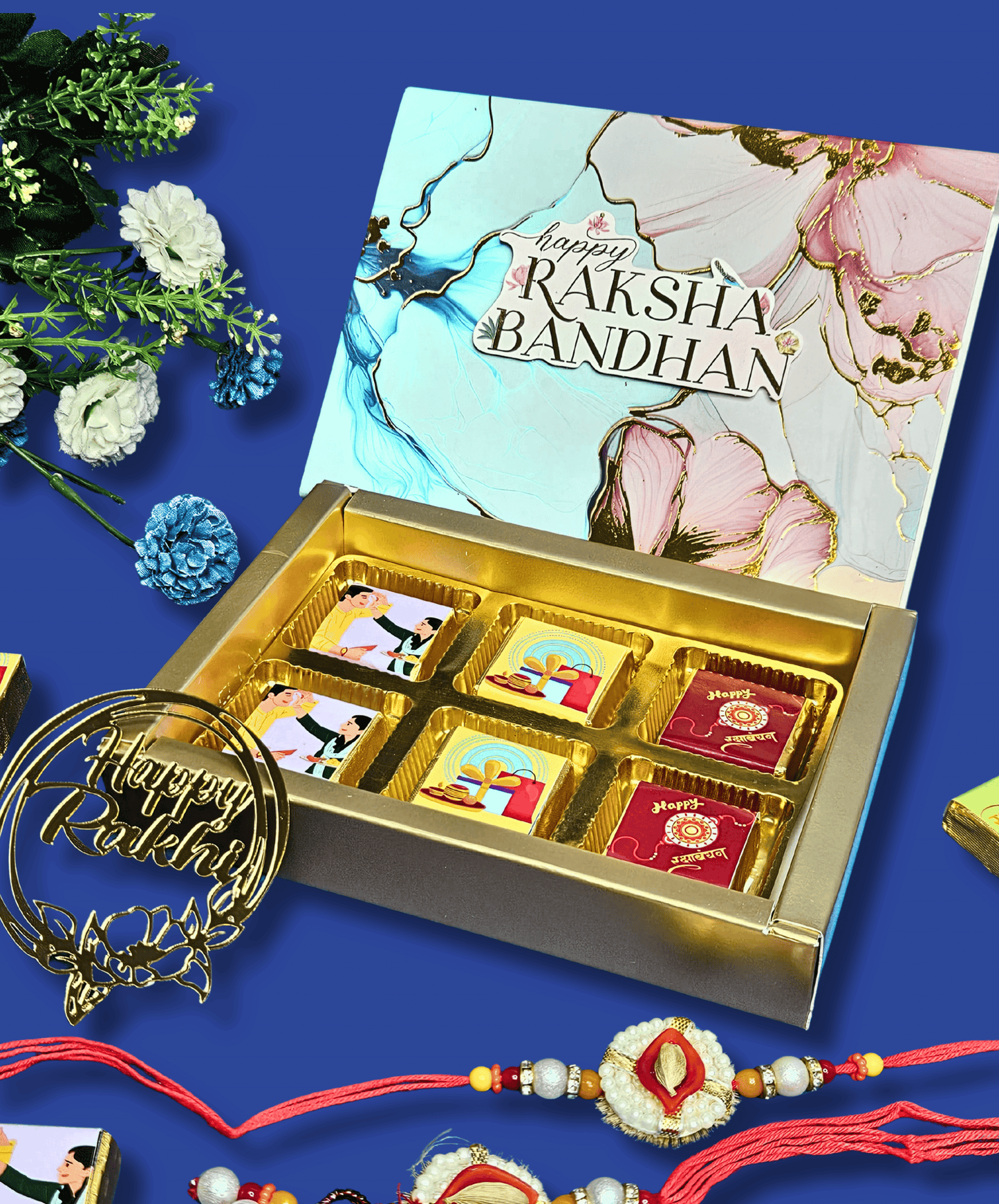Mini Rakhi Chocolate Box