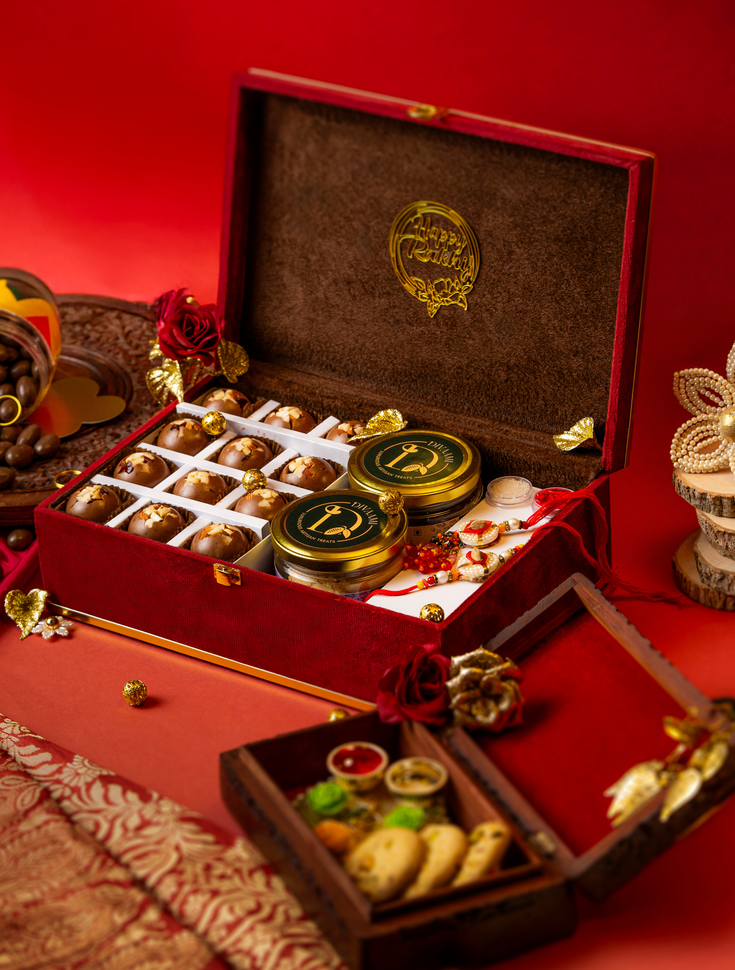 Velvet Rakhi Luxe Hamper