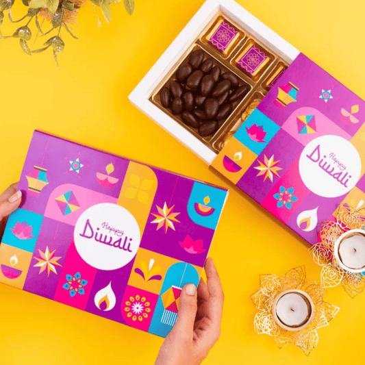 Radiant Indulgence – Diwali Almond & Chocolate Hamper