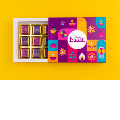 Radiant Indulgence – Diwali Almond &amp; Chocolate Hamper